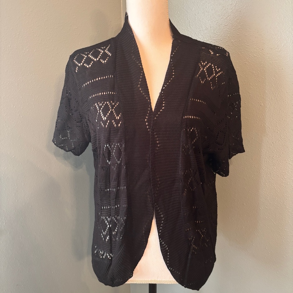 Elegant Black Women's Cardigan NWT